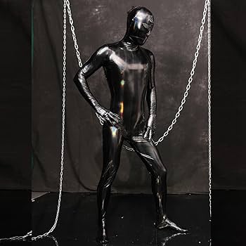 M ゼンタイ 黒 全身タイツ 男性用 着ぐるみ 5本指 コスプレ レオタード ゼンタイ 黒 全身タイツ 男性用 着ぐるみ 5本指 M コスプレ